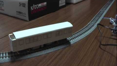 自作16番台車、紙製車体、PWMパワーパックで吊り掛け駆動音を再現する