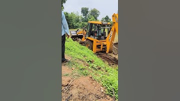JCB stuck in mud #jcbvideo #jcb3dx #shorts