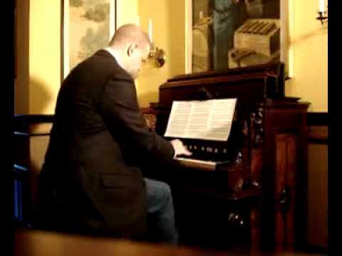 HOLLINS: Postlude, played on Worcester parlor organ