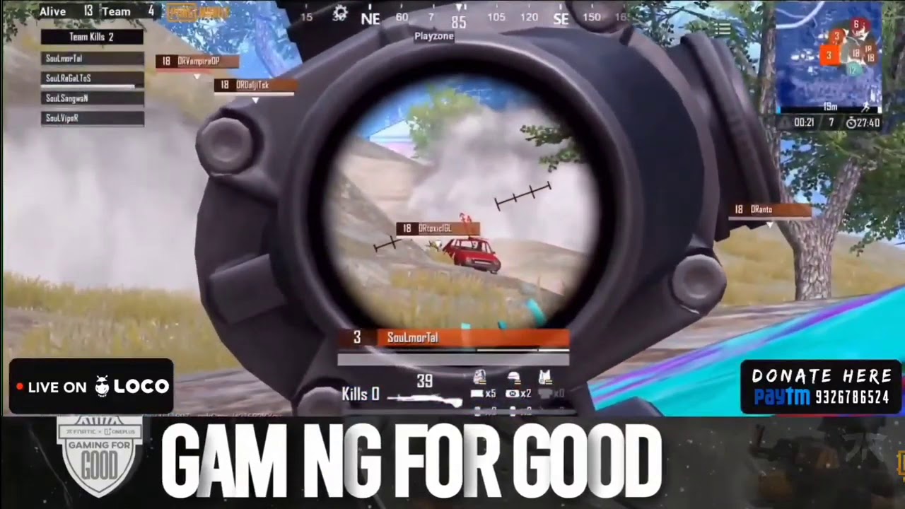 Soul Chicken Dinner in Charity Stream | MortaL is DP King | MortaL OP