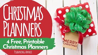 Free Printable Holiday Planners