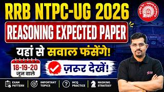 NTPC UG Analysis Today | NTPC Reasoning Paper Analysis Today | NTPC UG Review 2026 | Vinay Sir