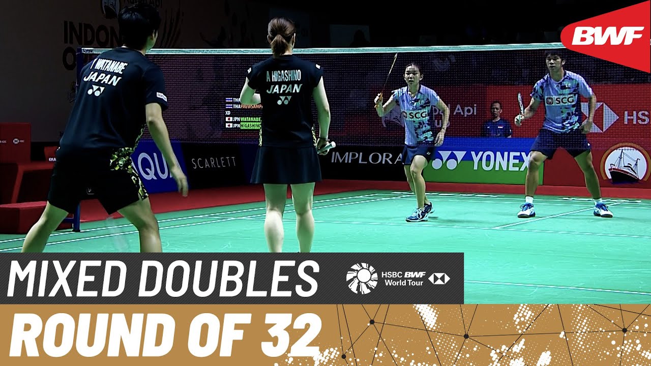 KAPAL API GROUP Indonesia Open 2023 Jomkoh/Paewsampran (THA) vs Watanabe/Higashino (JPN) 2 R32