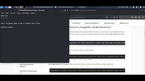 How to update Kali-linux?