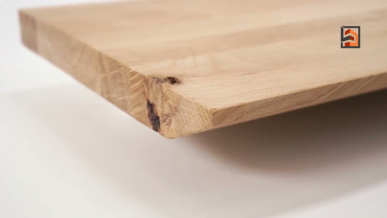 EIKEN WANDPLANK -  Rustiek eikenhout - verjongd (1-laags)