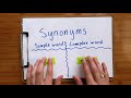 Understanding Synonyms