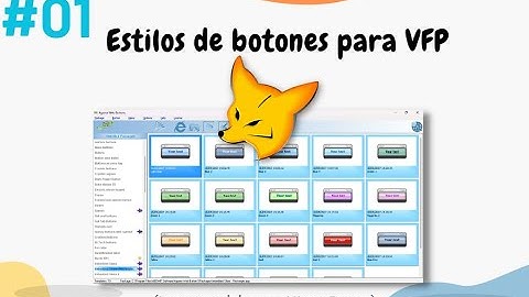 Estilo de botones sencillos   Visual FoxPro