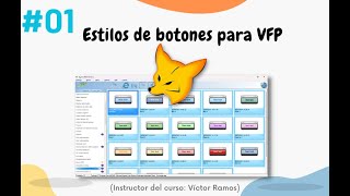 Estilo de botones sencillos   Visual FoxPro