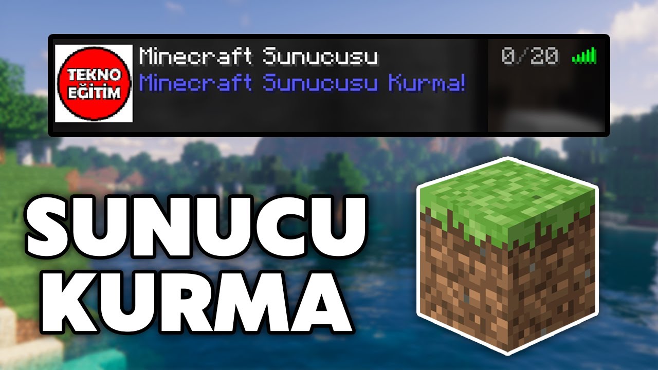 Ücretsiz Minecraft SUNUCU / SERVER Nasıl Kurulur? Minecraft Sunucu Kurma [2025]