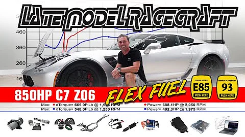 850HP C7 Z06 Build: Low-Mileage Beauty Gets a Flex Fuel Boost!