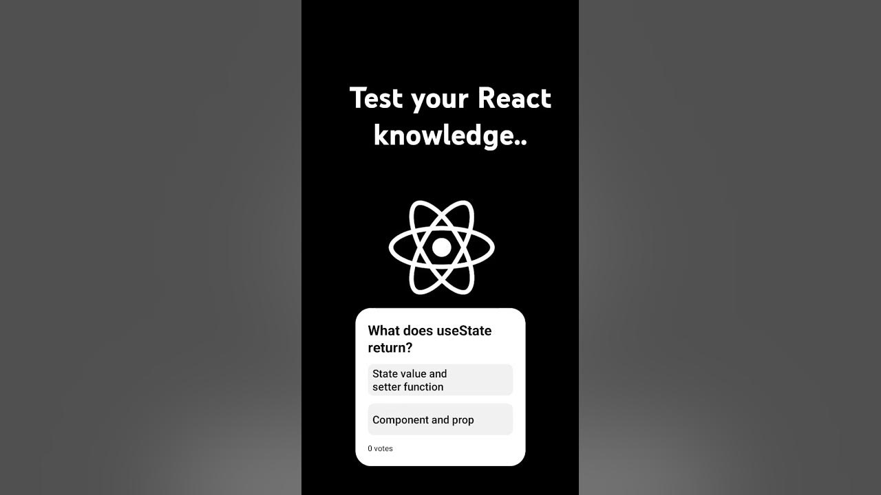 what-does-usestate-return-react-reactinterviewquestions