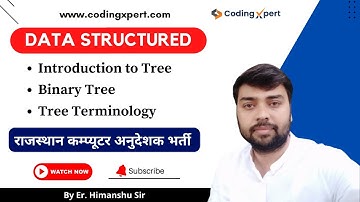 Introduction to Tree | Binary Tree | Tree Terminology in Data Structure by Er. Himanshu Sir