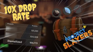 WHAT COMPLETING DUNGEONS WITH MAX DROP RATE GIVES YOU (Project Slayers)