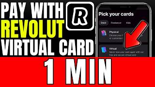How To Pay With Revolut Virtual Card 2026 (Very Easy)
