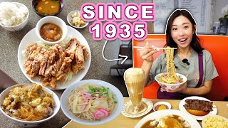 OLDEST EATERIES in OAHU! || Old School Saimin, Loco Moco, Fried Chicken at Legendary Spots!