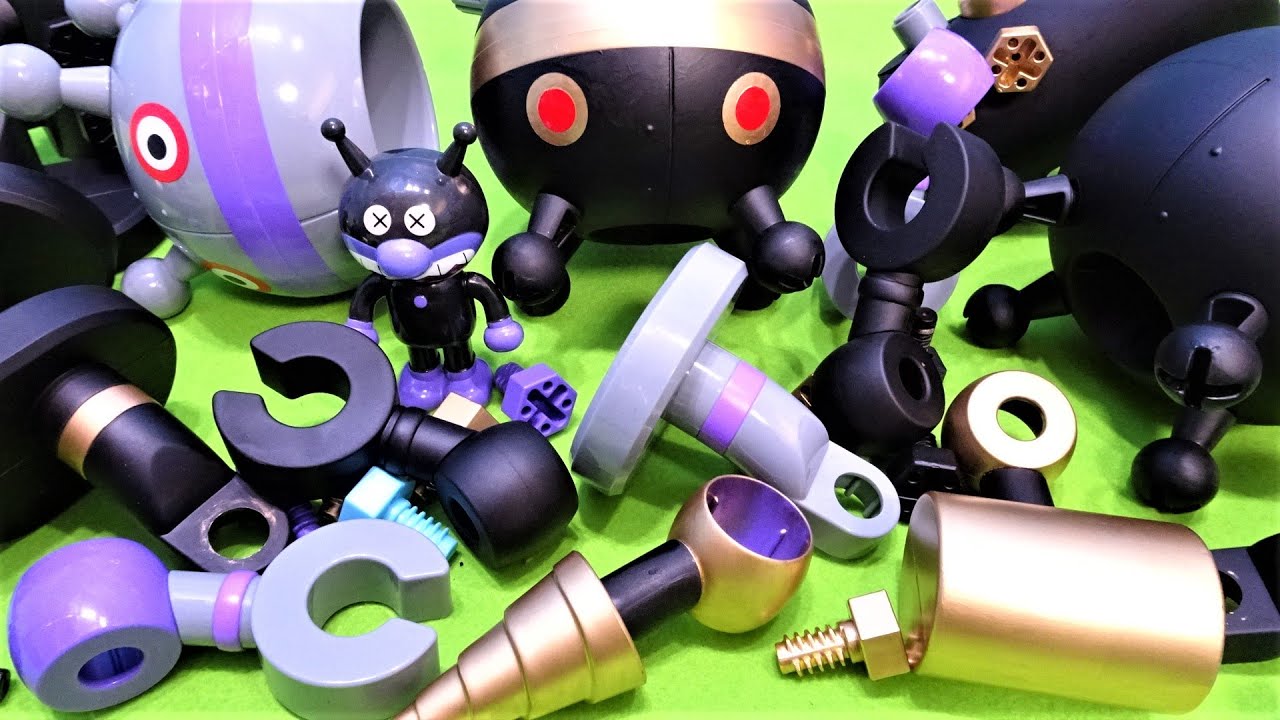 だだんだんのおもちゃの部品はどれ？おもちゃドライバーでジャイアントだだんだんを組み立てるよ！