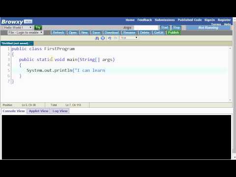 Java Lesson - Part 1