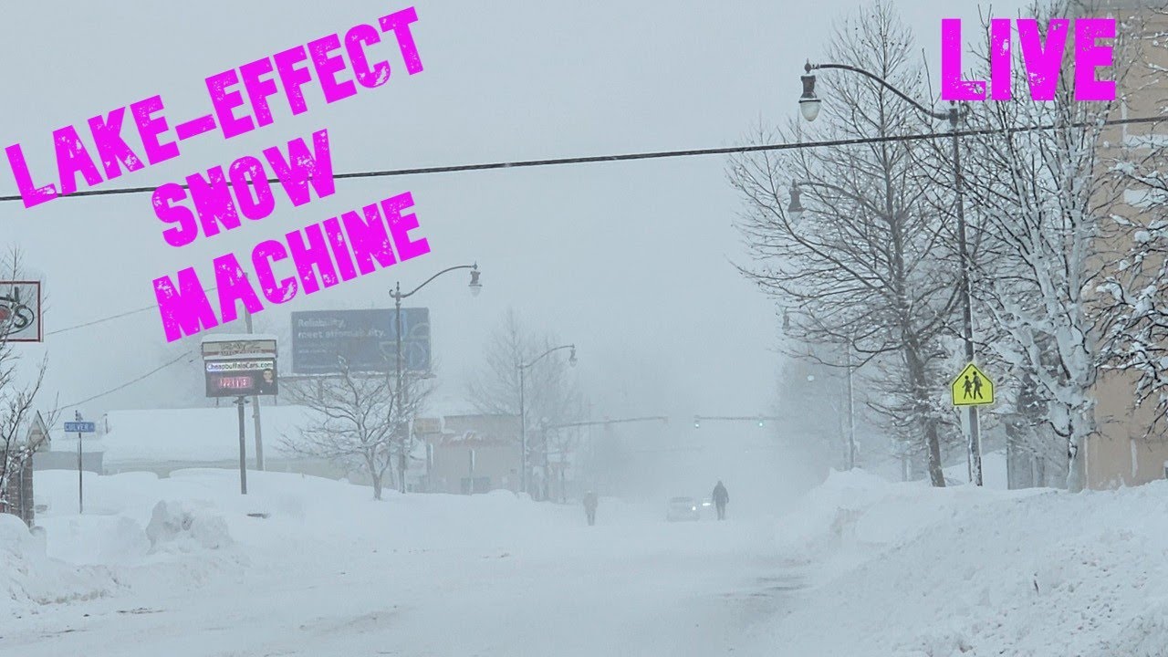 🔴 LAKE-EFFECT SNOW BEGINS!!! - LIVE STORM CHASE - YouTube
