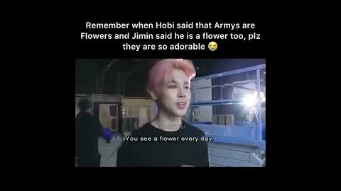 flower jimin and pretty jhope😂💜💜😃#shorts