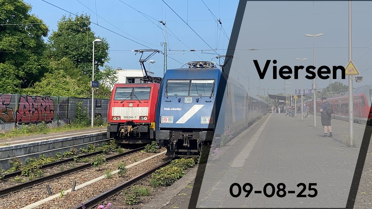 Treinen op station Viersen 🇩🇪| 9 augustus 2025