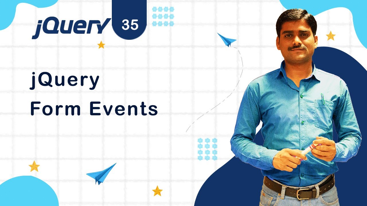 jQuery Form Events - jQuery Tutorial 35 🚀 - YouTube