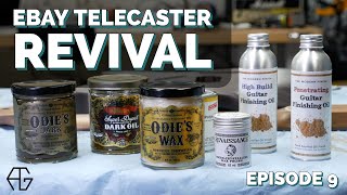 Stain and Odie's Oil Finish || eBay Telecaster Revival || Episode 9 || DIY Partscaster Guitar Build