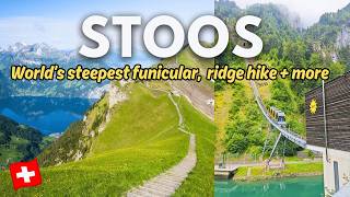 STOOS, Switzerland: EPIC Ridge Hike + The World's STEEPEST funicular!