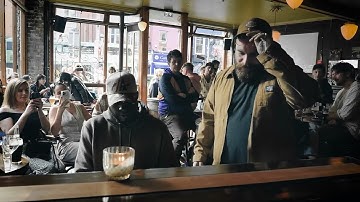 Teddy Swims pop up performance of Lose Control in O
