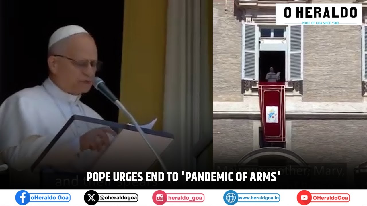 Pope Urges End to 'Pandemic of Arms'