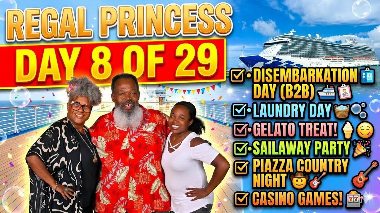 Staying Onboard! Regal Princess Back-to-Back Immigration & Sailaway Party!
