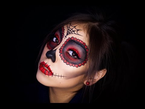 Wideo: Sugar Skull (La Catrina) Makeup Tutorial For Day Of The Dead