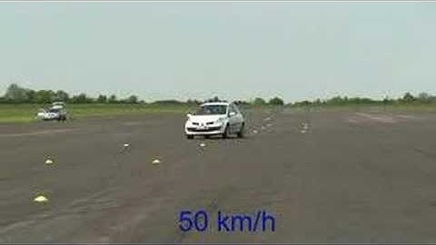 AB Dynamics ISO Lane Change Vehicle Dynamics Test