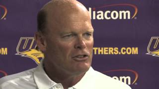 UNI Football 2014 Media Day: Offense / tight ends / Coach Frank Verducci