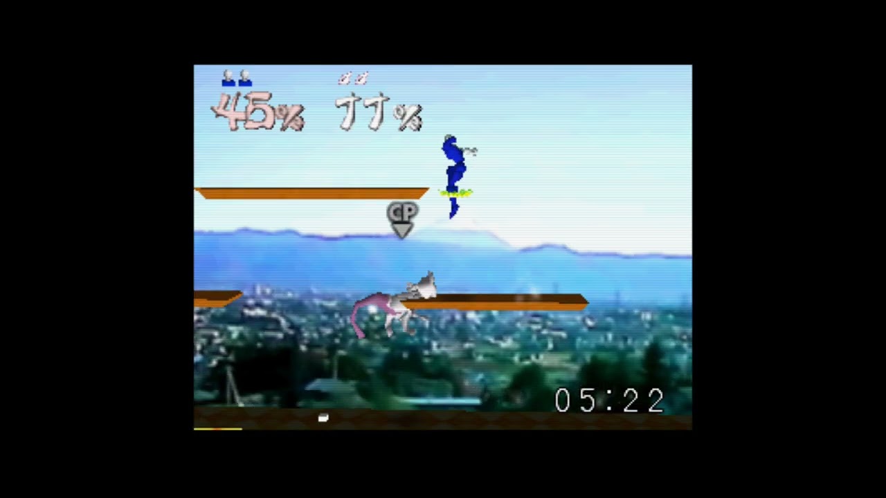 Dragón king vs Mewtwo | smash remix | gameplay no commentary.