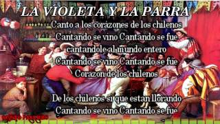 Video thumbnail of "CUECA LA VIOLETA Y LA PARRA (Para más cuecas abajo )"