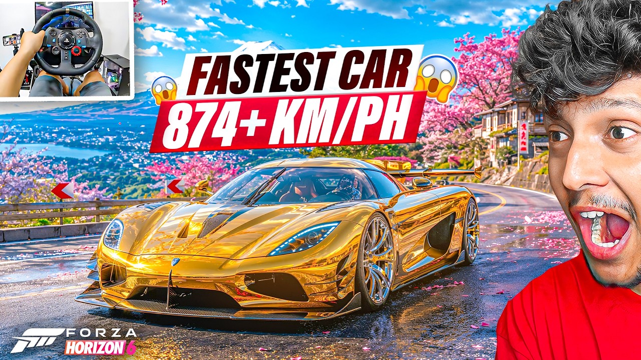 I MODIFIED THE KOENIGSEGG JESKO... FASTEST CAR EVER! (567+ KMPH)😱FORZA HORIZON 6 | LOGITECH G29