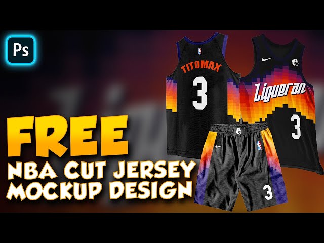 BASKETBALL JERSEY MOCKUP 2023 - BASKETBALL DESIGN FOR SUBLIMATION USING  PHOTOSHOP! FROM SCRATCH! 