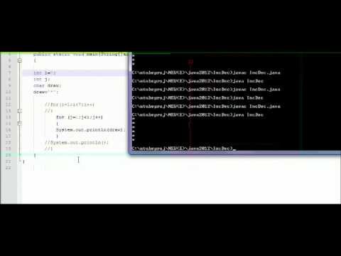Java Programming - 3 - Nested For Loop