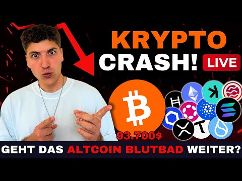 🔴 BITCOIN & ALTCOINS FALLEN WEITER! WIE TIEF GEHT