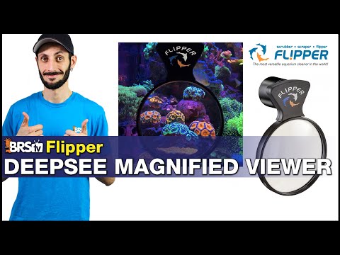 Flipper DeepSee Magnified Viewer: See your tank & corals in a whole new way... Magnified!