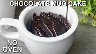 Chocolate Mug Cake Recipe *No Oven*