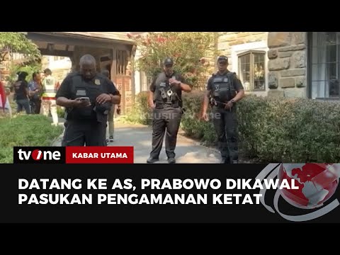 Hadiri 17 an di AS, Prabowo Dapat Penjagaan Khusus Tim Secret Service | Kabar Utama tvOne