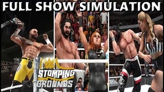 WWE 2K19 SIMULATION: STOMPING GROUNDS 2019 FULL SHOW HIGHLIGHTS