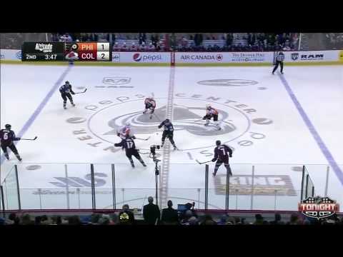 philadelphia flyers colorado avalanche 1 1 15 highlights youtube flyers avalanche highlights