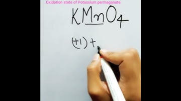 Oxidation State of Potassium Permaganate#chemistry #class11 #class12#Class10#neet#science #jeemains
