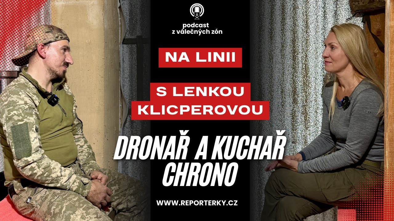 Chrono: Moravský kuchař, který na ukrajinské frontě šéfuje posádku velkého dronu.