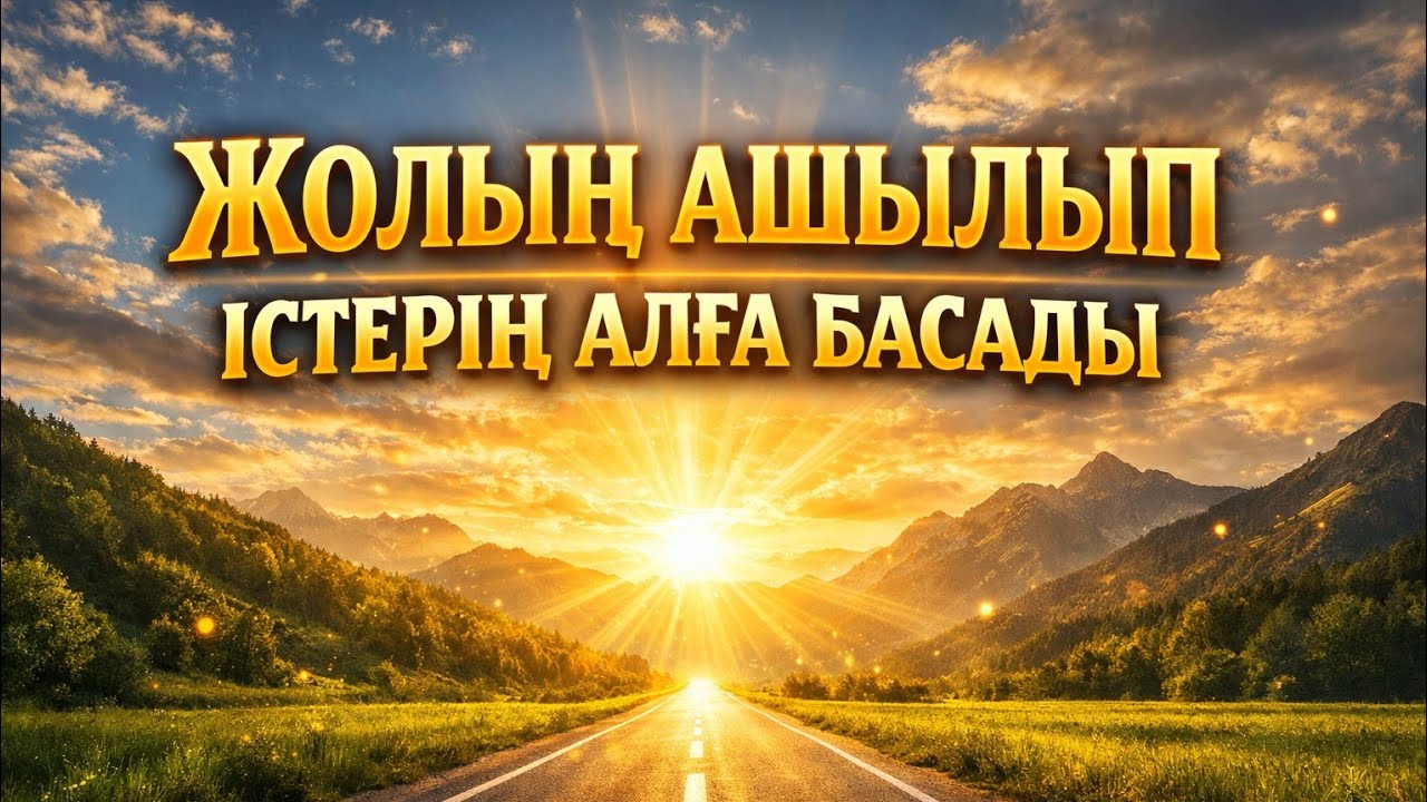 Жолың ашылып бүкіл ісің алға басатын болады