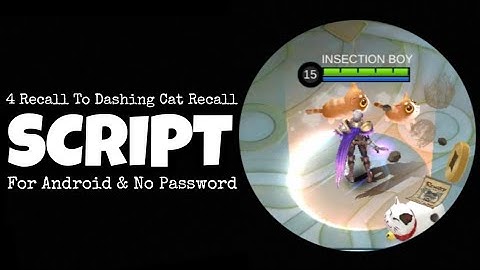 4 Recall Effect To Dashing Cat Recall Script | Phoveus Patch | No Password.
