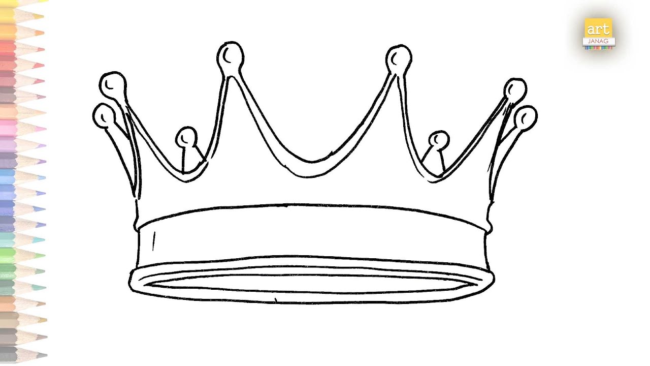 Queen Crown Clip Art - Queen Crown Drawing Png - Free Transparent PNG  Clipart Images Download