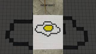 "Creating a vibrant pixel Art of Egg omelette🍳🎨 #PixelArt #Eggomelette"